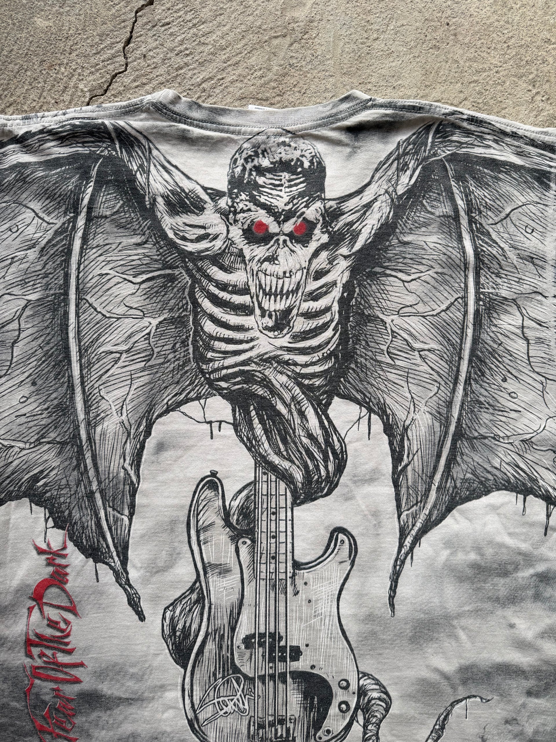 2010s Iron Maiden Fear Of The Dark shirt all over print | size XL