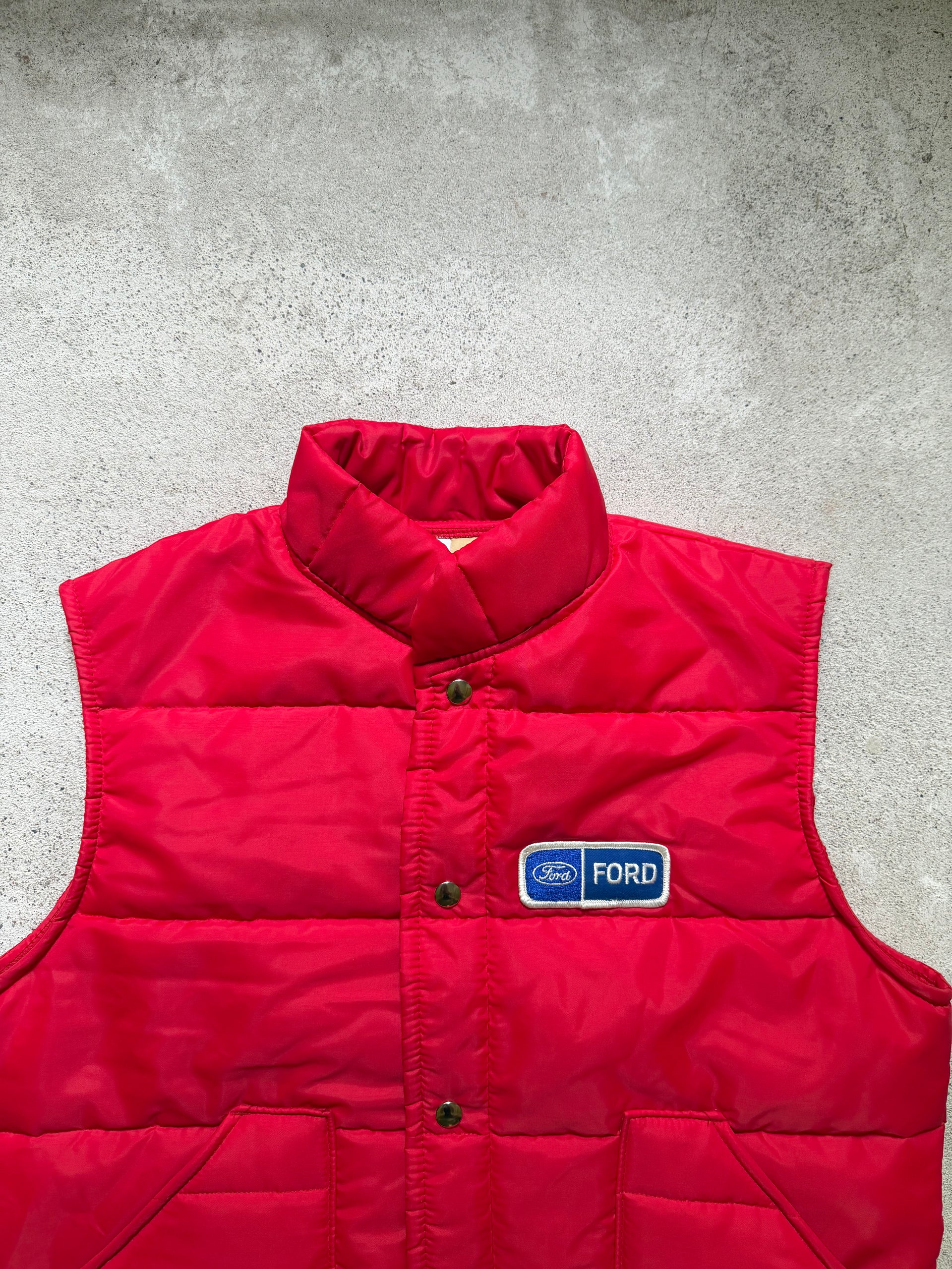 90s Ford Puffer Vest | Size M