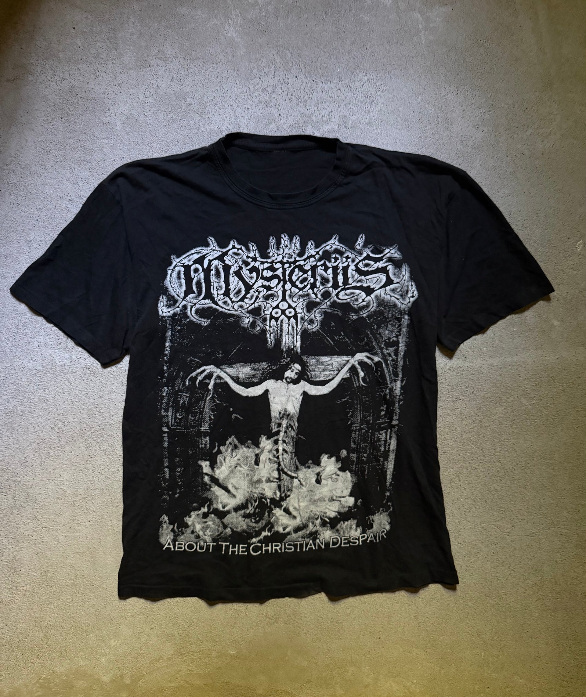 90s Mysteriis “About the Christian Despair” Tee | Size XL