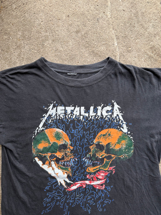 90s Metallica Skull Double Sided Tee | Size L