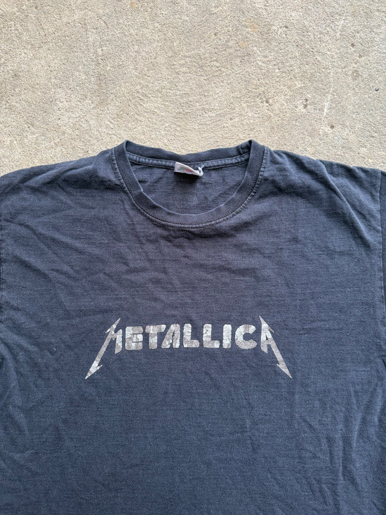 00s Metallica Logo Sunfade Tee | Size M
