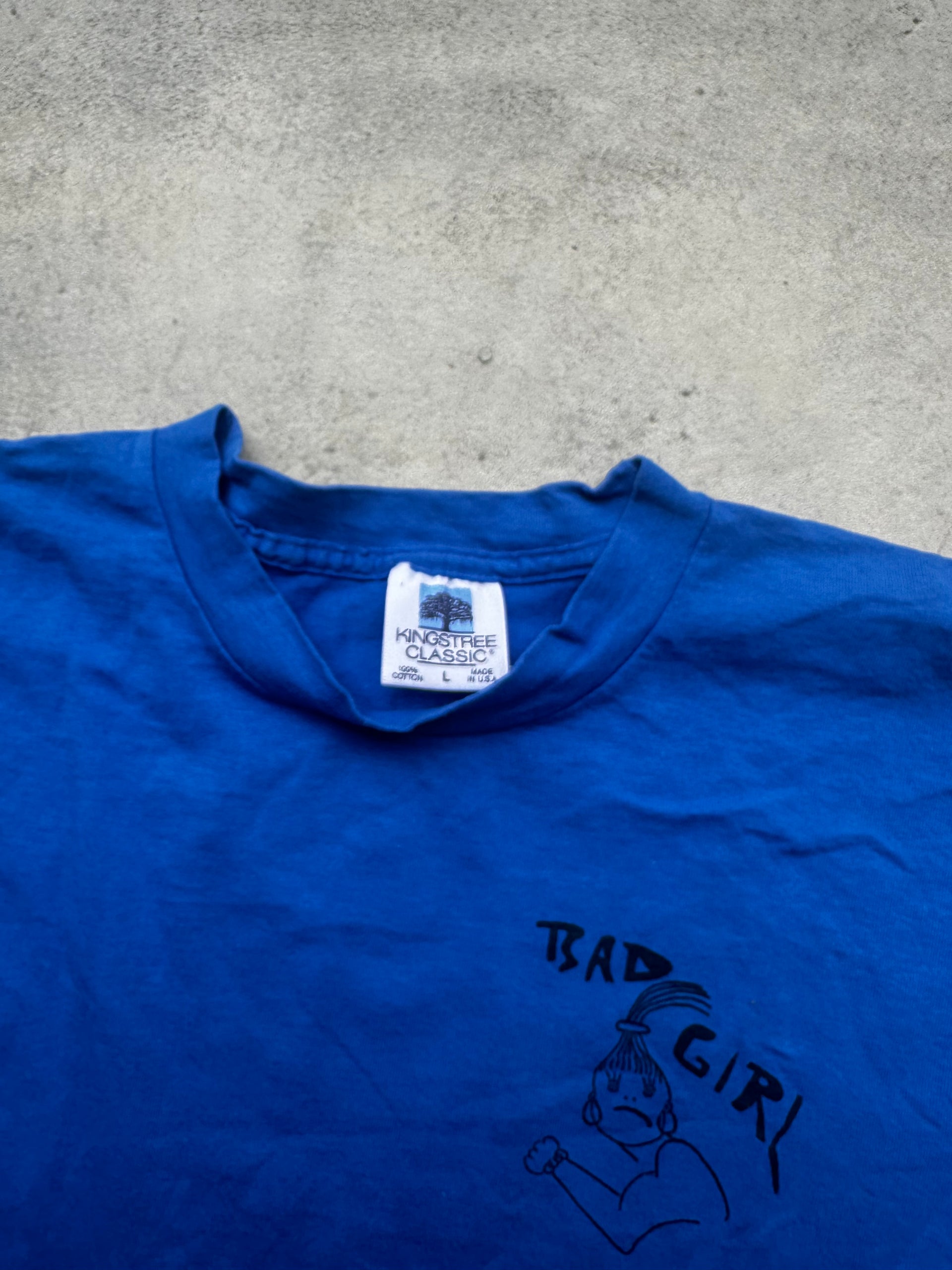 SINGLE STITCHED BAD GIRL T-SHIRT (SIZE M)