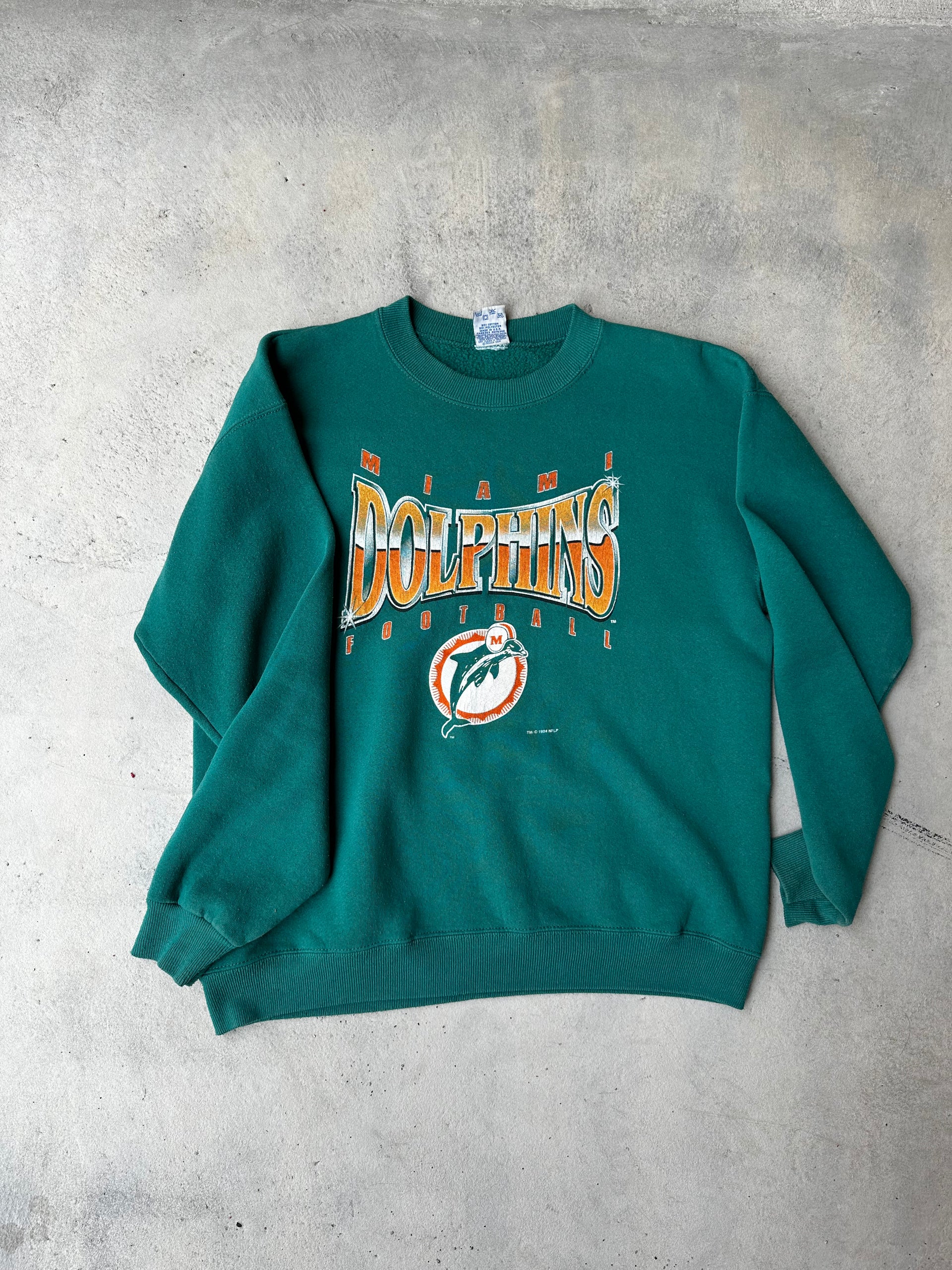 MIAMI DOLPHINS 1994 SWEATSHIRT by salem sportswear (SIZE M)