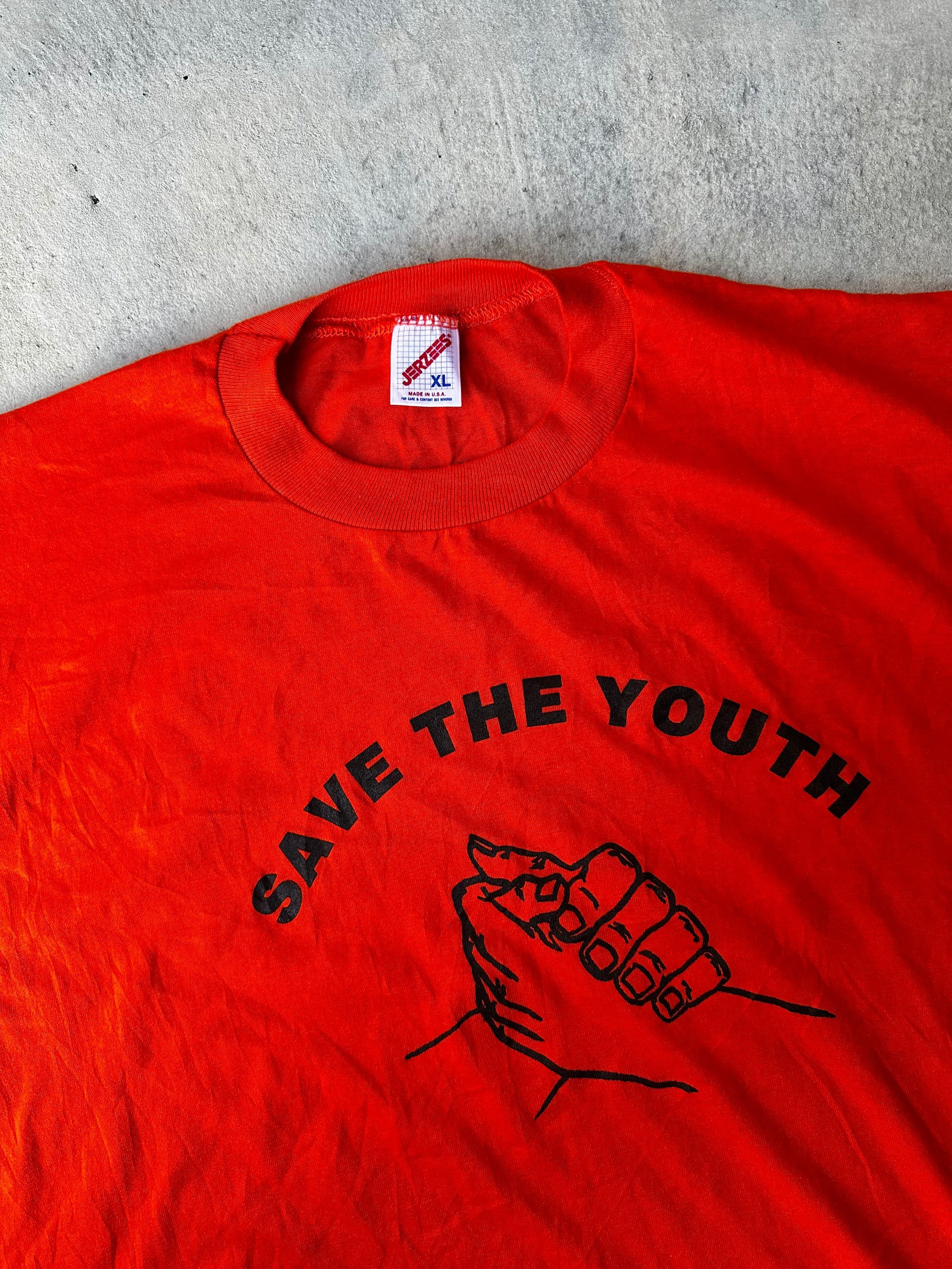 SAVE THE YOUTH TEE single stitched (SIZE L)