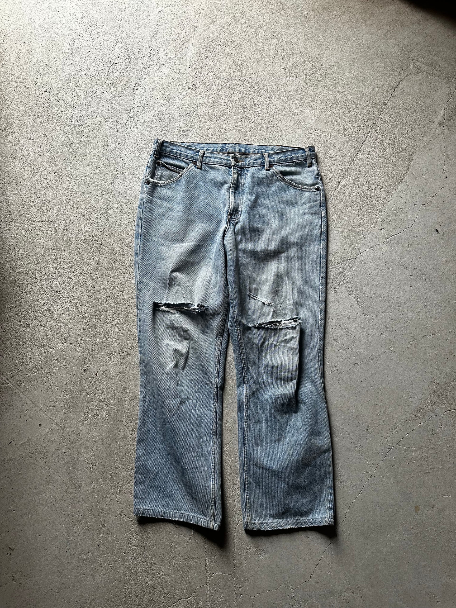 1980s Levi’s 505 Orange Tab Faded denim
