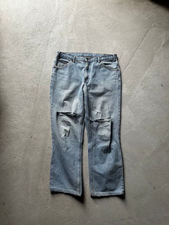 1980s Levi’s 505 Orange Tab Faded denim