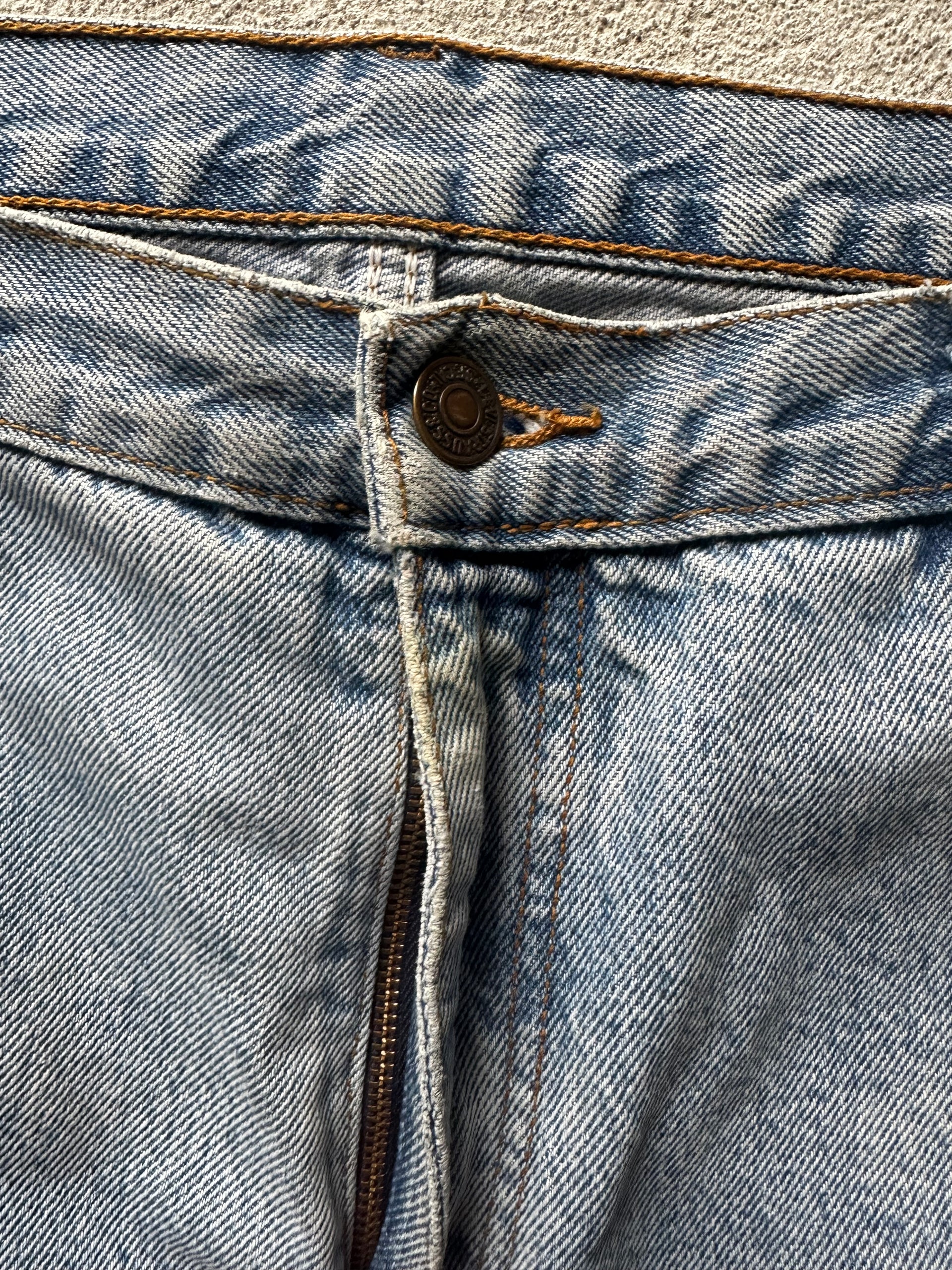 1980s Levi’s 505 Orange Tab Faded denim